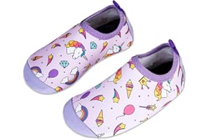 IceUnicorn Kinder Strandschuhe Jungen Mädchen Schwimmschuhe Aqua Schuhe Baby Badeschuhe für Beach Pool Surfen Yoga Unisex
