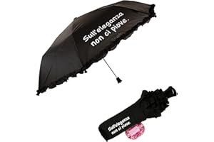 Camomilla Milano Mini Ombrello Pieghevole, Ombrellino Da Viaggio