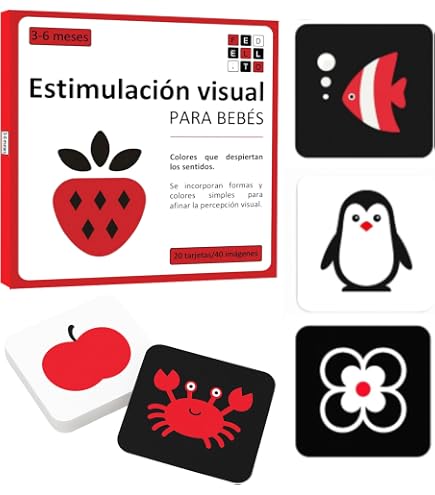 BEROZA 20 Piezas Tarjetas Negras y Blancas para Bebés, Juguetes Bebes 0-3-6 Meses Regalos para Recién Nacidos Tarjetas Flash Tarjetas Flashcards Tarjeta Visual de Alto Contraste BEROZA 20 Piezas Tarjetas Negras y Blancas para Bebés, Juguetes Bebes 0-3-6 Meses Regalos para Recién Nacidos Tarjetas Flash Tarjetas Flashcards Tarjeta Visual de Alto Contraste