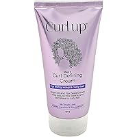 Curl Up Curl Defining Cream- Leave in Cream for Frizzy, Wavy and Curly Hair - 150 Gm