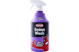 CarPlan Demon Wheels Wheel and Tyre Cleaner 1L - Quick Cleaning, Removes Brake Dust & Road Dirt - Universal Use for Cars and Motorcycles