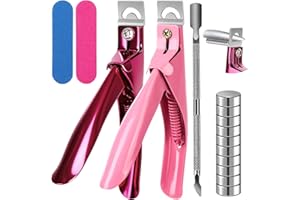 GUOYIHUA Coupe Capsules Ongles en Acier Inoxydable - Convient pour les Ongles Acryliques, Ongles Artificiels, Ongles en Gel, Réparez les Ongles des Mains et des Pieds