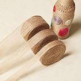 DAHI juteband 30 Meter Vintage geschenkband für Nähen DIY Handwerk Hochzeit Party Weihnachten Deko (A)