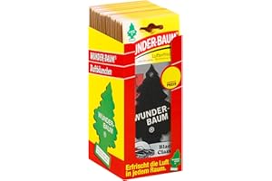 Wunder-Baum 134239/24 odświeżacz powietrza, 24 szt. w pudełku Black Classic