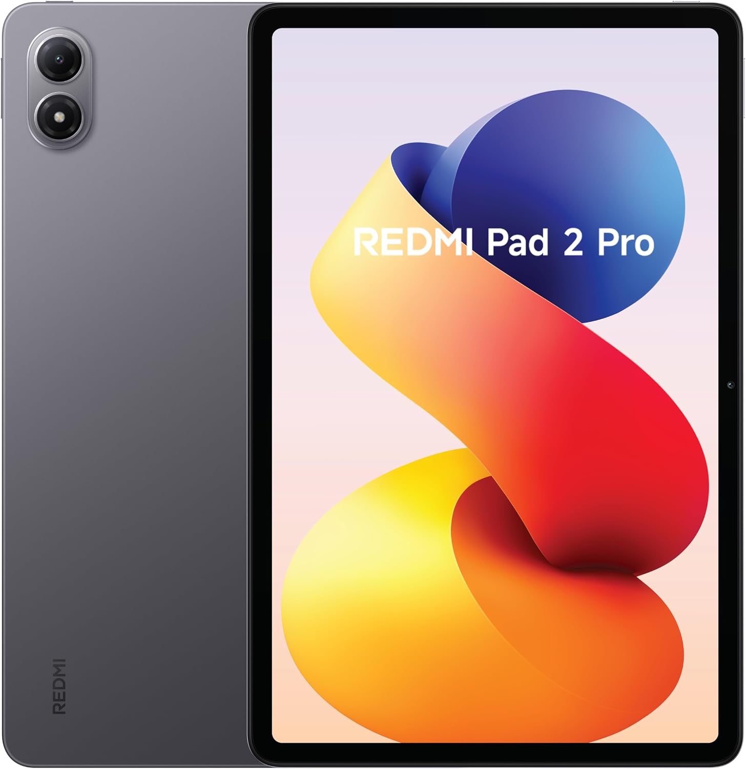 XIAOMI REDMI Pad 2 Pro - Tablet de 12.1" 2.5K (Snapdragon 7s Gen 4, 6GB de RAM, 128GB de ROM, WiFi 6 + Bluetooth 5.3, Batería de 12000 mAh, Cargador no Incluido), Gris (Versión ES)
