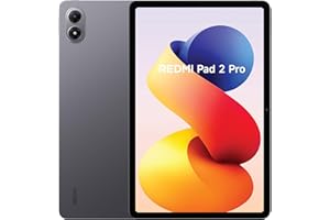 XIAOMI Redmi Pad 2 Pro - Tablet de 12.1" 2.5K (Snapdragon 7s Gen 4, 6GB de RAM, 128GB de ROM, WiFi 6 + Bluetooth 5.3, Batería de 12000 mAh, Cargador no Incluido), Gris (Versión ES)
