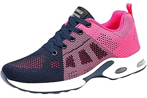 DFSDJEUW Womens Trainers Wide Fit Wedge Trainers Breathable Mesh Orthopedic Sneakers Casual Low Top Cushion Running Shoes Soft Arch Support Walking Sneakers Lightweight Non Slip Tennis Trainers
