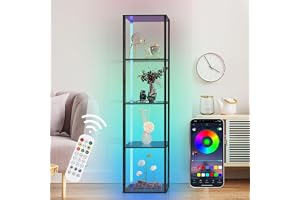 RGB LED-bibliotek med 5 nivåer, via app och fjärrkontroll