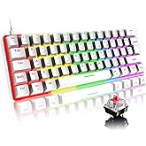 ROBEVE Blic Oyuncu Klavyesi RGB Klavye 20 Modlu Ayarlanabilir Renk Se&ccedil;eneği RGB Suya Ve Toza Dayanıklı Klavye Oyun Klavyesi O
