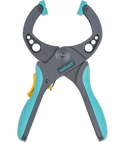 Wolfcraft FZR30 Ratchet Clamp - 30mm Hobby Clamping Tool With Articulated Jaws - View #7