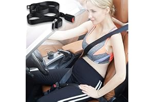 ETIEVORT Schwangerschafts Sicherheitsgurt Regler, Universal Schwanger Gurt Auto mit Edelstahl Gürtelschnalle Clip, Schwangerschaftsgurt fürs Auto, Autogurt Schwangerschaft für Schützt Ungeborenes Baby