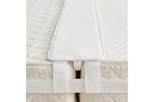 Qucover łóżko most Twin to King Converter zestaw poszerzony wypełniacz szczeliny w łóżku z pianką z pamięcią kształtu wygodne złącze materaca dla gości i hotelu, 200 x 20 x 8 cm