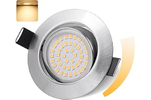 GeyouLux LED infälld spotlight 230 V dimbar 68 mm 6 W IP44 LED-spotlights