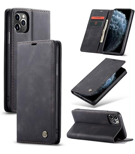 Mulbess IPhone 11 Pro Max Flip Case Aus Leder Mit Kartenfach & Magnetverschluss – Schick Und Praktisch