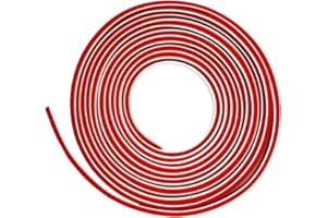 ZZLQIAN 4,9 Mètres Bande de Calfeutrage Autocollante en PVC Garniture de Moulure Flexible Pour Coins de Mur,Toilettes,Plafond,Comptoirs,Plinthe,Bord du Sol et du Carrelage 12 x 9 mm Blanc