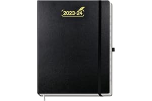 BEZEND Agenda A4 2024 Semainier [Vert pacifique] Agenda Hebdomadaire 2024 Couverture Rigide | 17 Mois D'août.'23 à déc.'24