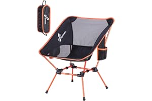 ‎SPORTNEER Sportneer Campingstuhl Faltbar Camping Stuhl Tragbarer Campingstühle 150Kg Faltstuhl Ultraleichter Packmaß Kleiner Klappstuhl mit Tragetasche für Picknick, Outdoor, Wandern