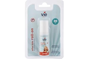 VIE Healthcare Afterbite Roll on, 20ml | Fast Mosquito & Insect Bite Relief | Anti-Itch Treatment for Bug Bites & Skin Irritations | Natural Formulation | Safe for Babies & Kids | Travel-Friendly