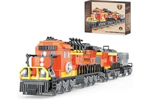 City Le Train de Marchandises Jouet de Construction Train Enfants 3 Wagons Jouet Créatif Cadeau Garçon et Filles 7 Ans 635 Pièces