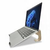 Prexua Fixer Laptop Standı - Notebook Y&uuml;kseltici Altlık - Metal (Gold)