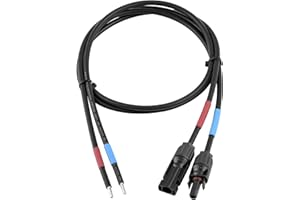 enjoy solar 4mm² cable de conexión profesional módulo solar a regulador de carga solar cable de conexión 1m