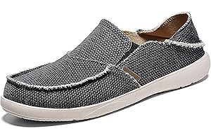 GYCF Lona Sin Cordones Zapatos,Hombres Cómodos y Transpirables Casuales Zapatos Plano Zapatillas,Zapatos de Lona a la Moda para Hombre