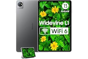 Blackview Tab 30 WiFi Android 13 Tablet 10 Pollici 64GB+6GB,WiFi 6,Quad-Core,5MP+2MP, 5100mAh,2 Speaker,BT/OTG/Type-C, Grigio