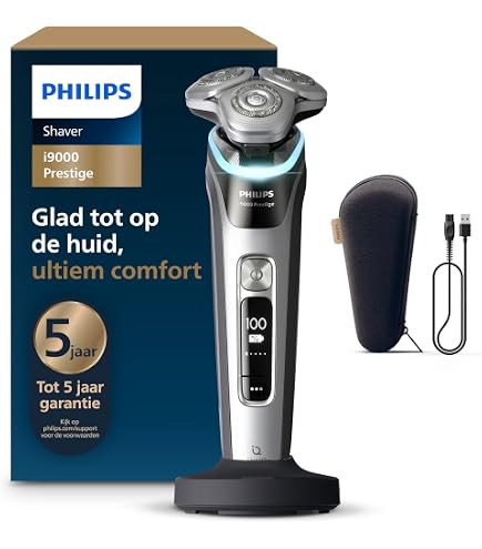 Philips Shaver S9000 Prestige Wet & Dry Shaver Bright Chrome, Lift