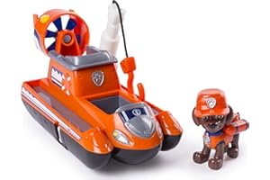 PAW PATROL Ultimate Rescue - Aéroglisseur avec hélice et crochet de sauvetage - Pour 3 ans et plus - Version Anglaise