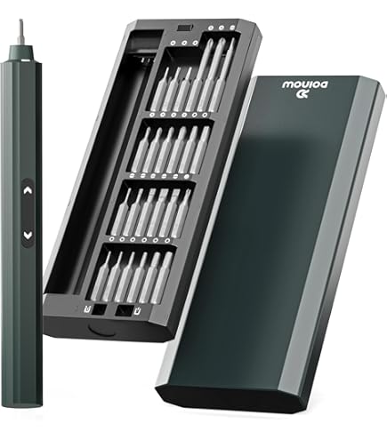 Cacciavite Elettrico 181 In 1 - Set Di Precisione Con 162 Punte Magnetiche - Foto 3