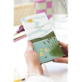 Matt Notebook 9x18 cm Keten S&uuml;resiz Haftalık Planlayıcı Kareli Cep Ajandası Manzara
