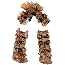 Womens Fluffy Faux Fur Leg Warmers Cozy Fuzzy Long Boot Cuffs Covers P 172156391