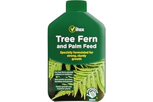VITAX LTD Vitax Tree Fern And Palm Feed, For Tree Ferns, Ferns, Palms And Grasses. The Perfect Balance Of Nutrients To Maximise Growth, Easy To Use, Concentrated - 500Ml Makes 50L
