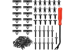 LINKSTYLE Lot de 121 clips de garde-boue Wrangler compatibles avec Jeep Wrangler 2007-2022 et Grand Cherokee 2005-2010 - Clips de rechange #6503598#6030441#6506007AA #68039280-AA