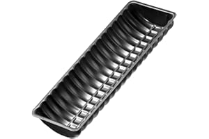 Zenker Black Metallic Stampo Plum Cake, Acciaio, Nero, NC