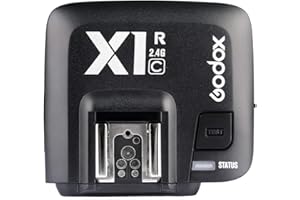 ‎GODOX GODOX X1R-C 32-kanałowy TTL 1/8000s bezprzewodowy odbiornik Flash? Odległość dla aparatów Canon EOS GODOX X1T-C nadajnik
