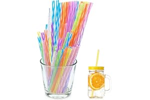 60 stycken sugrör plast, 2 storlekar färgade återanvändbara sugrör med 2 sugrörsborstar, sugrör plast för smoothies, juice, c