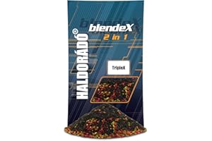 Haldorado BlendeX 2 in 1, Fishing Bait, Fishing Pellet, Ground bait, Carp Fishing Accessories, For Feeding Basket-Method Fishing-or PVA Mesh, Carp Fishing, TripleX 800 grams