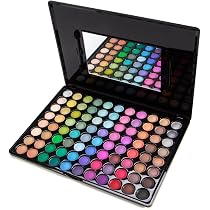 Fraeulein38elegant Lidschatten Palette – 88 Farben Matt & Glitzer, Makeup-Set Für Jeden Anlass