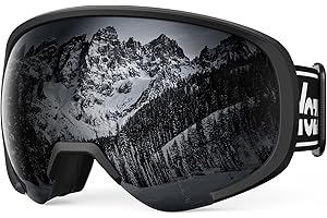 YOZISS Masque de Ski OTG réglables, Masques de Snowboard Magnetique 100% protection UV400, lunette de ski pour femme homme, Lunettes de Snowboard pour ski snowboard et autres sports d'hiver