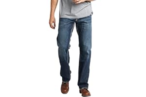 Silver Jeans Dżins męski Zac Relaxed Fit Straight Leg Jeans