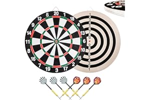 HelaCueil Magnétique Cible de Fléchette Ø38cm - Sécurisé pour Enfants et Adultes Jeu de Fléchettes