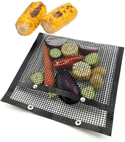 Sacchetti Per Barbecue BBQNet - Confezione Da 2, In Rete Antiaderente, Per Verdure E Carne - Foto 14