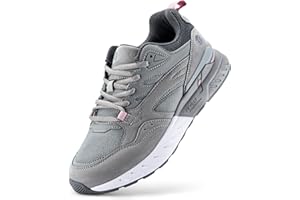 FitVille Chaussures de Marche Femme Extra Larges Baskets Mode Confort Sneakers pour Pieds Larges et Plats