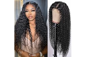 ALIPOP Deep curly 5x5 Glueless Lace Wig Human Hair wig 180% Perruque Femme Naturelle Brésilien bouclée Sans Colle Perruque Cheveux Humain lace frontal Perruque 65cm(26Inch)