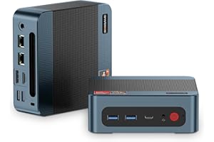 BOSGAME P3 Lite Mini PC AMD Ryzen 7 6800H Processeur jusqu'à 4.7GHz, Windows 11 Pro Mini Ordinateur, 24Go DDR5 RAM 1To PCIe 4.0 SSD Business Game Mini Ordinateur de Bureau HDMI/WiFi 6E/BT5.2