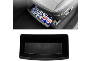 JSUDQR Untersitz-Aufbewahrungsbox für Tesla Model Y Juniper 2025 Untersitzschublade TPE für Model Y Zubehör