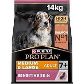 Pro Plan Medium Large Somonlu Kuru K&ouml;pek Maması, Yetişkin 7+ Yaş, 14 kg