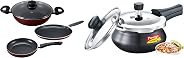 Prestige Omega Deluxe Induction Base Non-Stick Kitchen Set