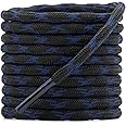 DELELE 2 Pair Round Wave Shape Non Slip Heavy Duty and Durable Outdoor Climbing Shoelaces Hiking Shoe Laces Shoestrings